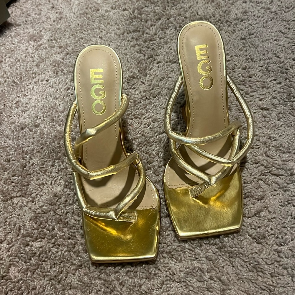 Gold heels